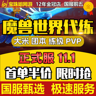 【自助下单】魔兽世界代练正式服升级PVP打H团本大秘境低保坐骑