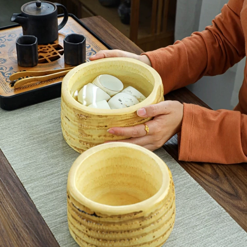 竹根茶洗杯洗干果盘大碗糖果盘点果盘/果篓