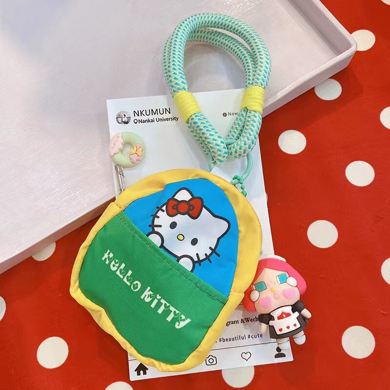 HD10374A04多巴胺小猫咪甜美可爱耳机包零钱包户外包钥匙扣挂件