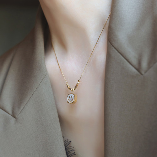 ZOXI钛钢镀金不掉色轻奢项链