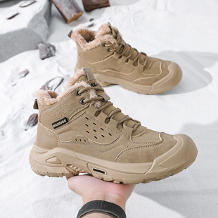 加绒保暖鞋 冬季 男工装 风休闲运动鞋 回力男鞋 男棉鞋 棉鞋