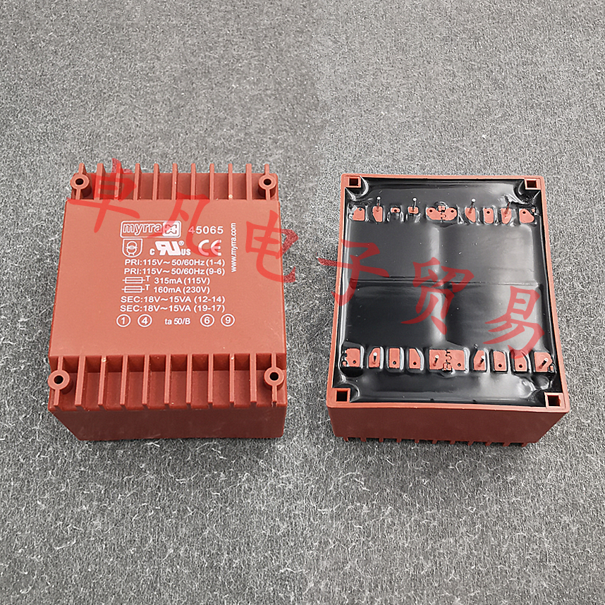 MYRRA 45065 2x115VAC转2x18VAC 2X15VA 美尔亚 变压器