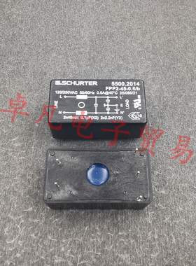 斯里兰卡产 Schurter舒特 FPP2-45-0.5/b 5500.2014 电源滤波器