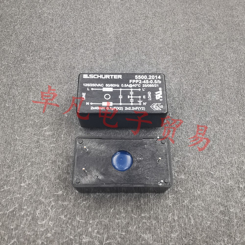 斯里兰卡产 Schurter舒特 FPP2-45-0.5/b 5500.2014 电源滤波器
