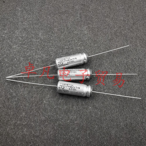瑞典产 47uF 63V KEMET/RIFA PEG124MB247VQ 轴向电解电容器