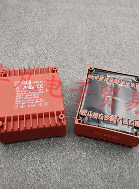 法国MYRRA 45045 隔离 电源变压器 2x115VAC转2x12VAC 7VA