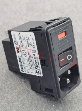 墨西哥产 TE Corcom PS0S0SS60 滤波器开关电源插座 泰科