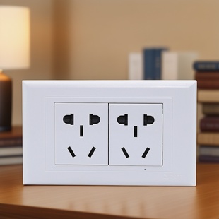 正泰118型暗装开关插座面板五孔长方形四插20孔 二插10孔三插15孔