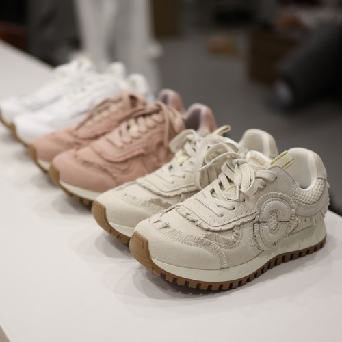 冉言复古厚底圆头百搭阿甘鞋