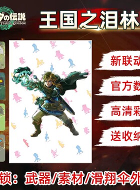 塞尔达传说王国之泪智能扣amiibo卡喷射战士旷野之息amibo卡