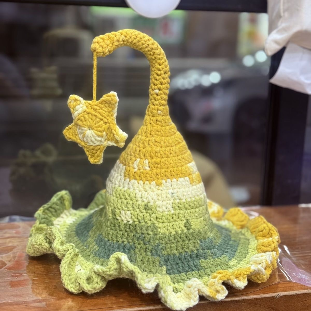 雪妃尔毛线DIY精灵巫师帽宝宝成人帽子秋冬保暖钩针编织材料包