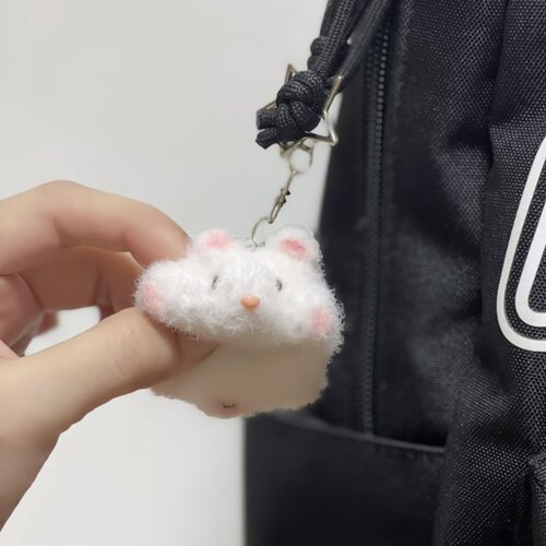 编织创意礼物鼠饼干解剖老鼠动物玩偶diy自制材料包毛线钩针钩织