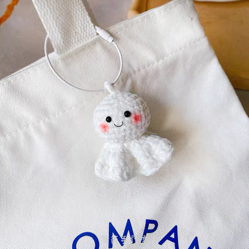 SUNNY DAY DOLL HAND-WOVEN KEY CAR KEY CHAIN BAG PENDANT CAR PENDANT IN ADDITION TO BAD LUCK DIY GIFT PLUSH LUCKY
