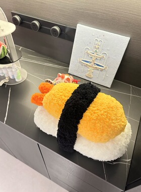 毛线钩针钩织材料包diy手工毛绒寿司抱枕靠枕可爱玩偶自制礼物