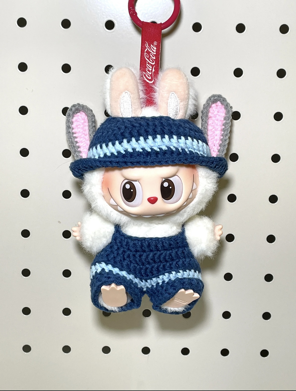 拉布布labubu娃衣毛线手工编织钩针diy材料包礼物朱迪玩偶衣服