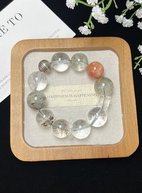 Ada珠宝天然绿幽灵水晶手串女款轻奢小众设计感高级精致闺蜜礼物