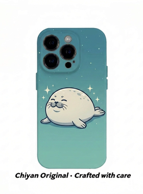 软萌星星小海豹清新菲林手机壳适用苹果 17nova14 华为 p70mate60 小米 15opporen14ovivo 荣耀 300iPhone16