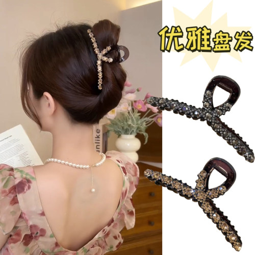 珠钻优雅抓夹轻奢女神范儿