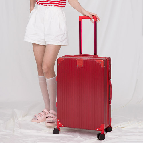 ELLE行李箱女拉杆箱24寸旅行箱耐用20寸登机箱耐用结婚陪嫁箱_虎窝淘
