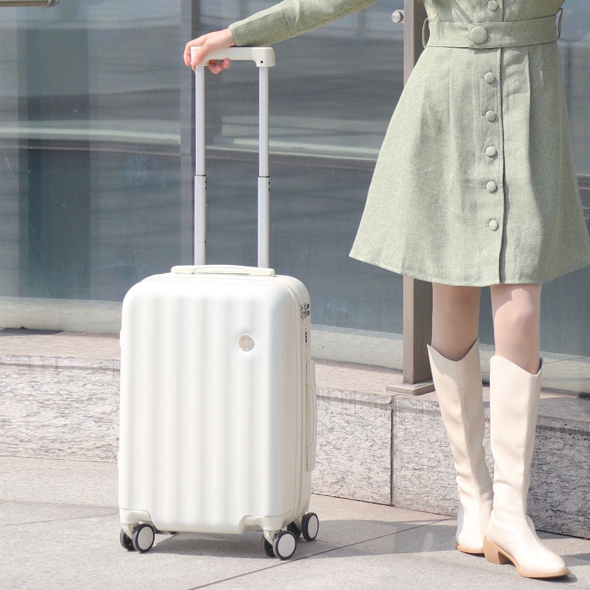 ELLE官方正品 万向轮行李箱男女 白领拉杆箱 女旅行箱 学生拉杆箱