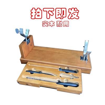 西班牙火腿专业刀架伊比利亚后腿专用实木支架欧式抽多功能屉架子
