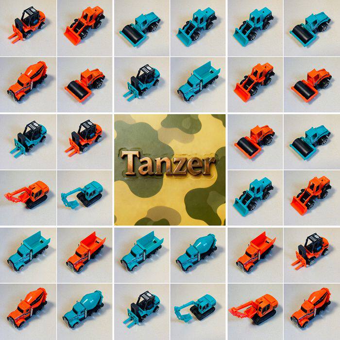 Tanzer建筑工程工地汽车模型-儿童静态玩具-合金滑行-JZ-LC系列