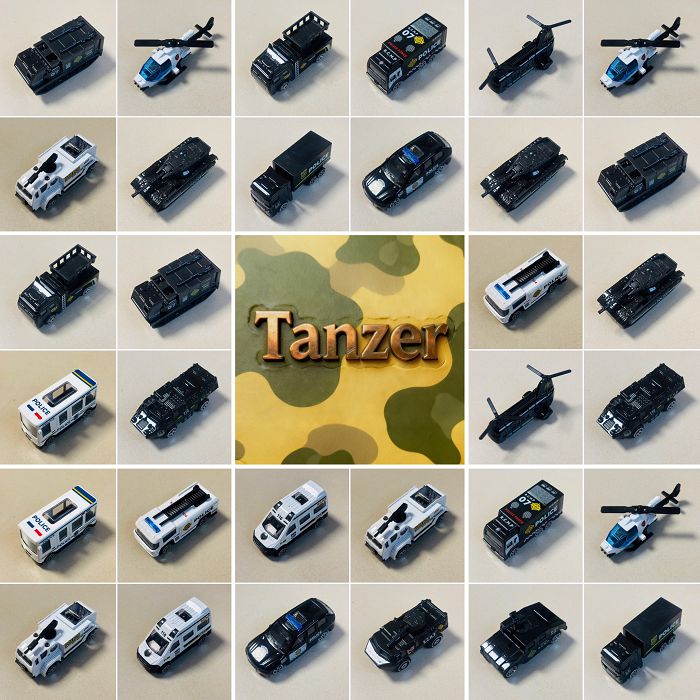 Tanzer巡逻汽车模型-儿童静态玩具-合金滑行-JC-正义使命-T系列