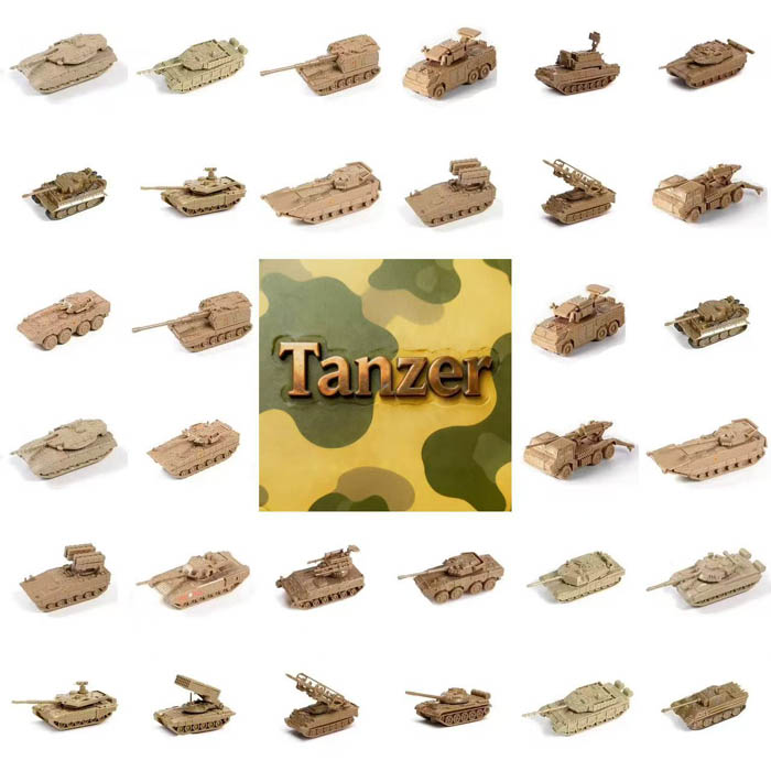 Tanzer军事坦克战车装甲车模型-玩具-手工拼装-4GP-D系列-沙漠色