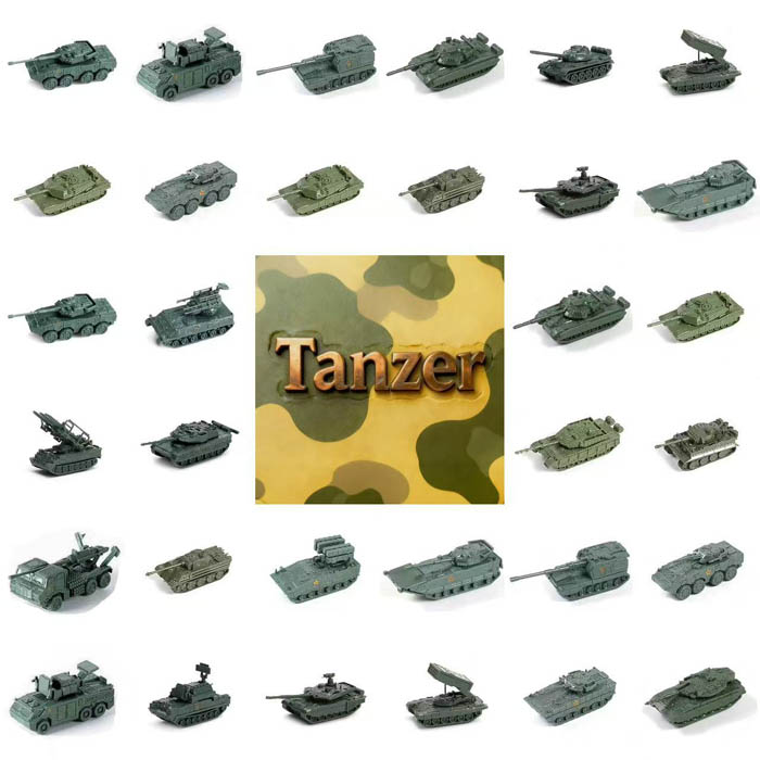 Tanzer军事坦克战车装甲车模型-玩具-手工拼装-4GP-D系列-军绿色