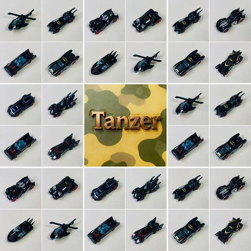 Tanzer建筑工程汽车模型-儿童静态玩具-合金滑行-蝙蝠侠跑车-A3组
