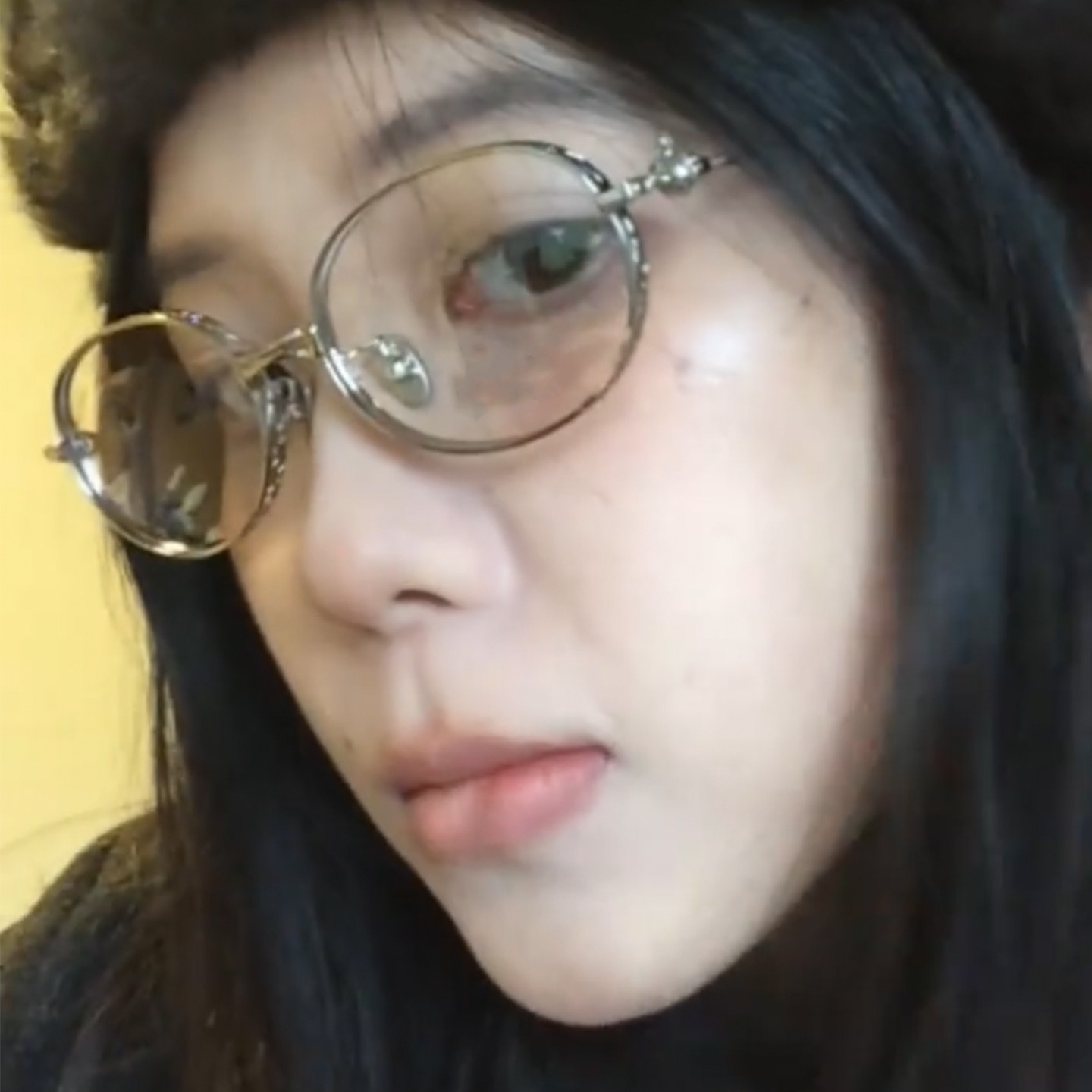 超轻纯钛椭圆形书呆子眼镜雕花近视可配度数女高级感清冷复古潮男