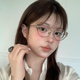 眼镜框茶色小红书超轻防蓝光近视可配度数女 猫眼韩版 新款 明星同款
