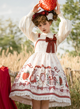 原创日常洛丽塔洋装10岁成人礼甜美Lo娘连衣裙女孩生日礼服公主裙