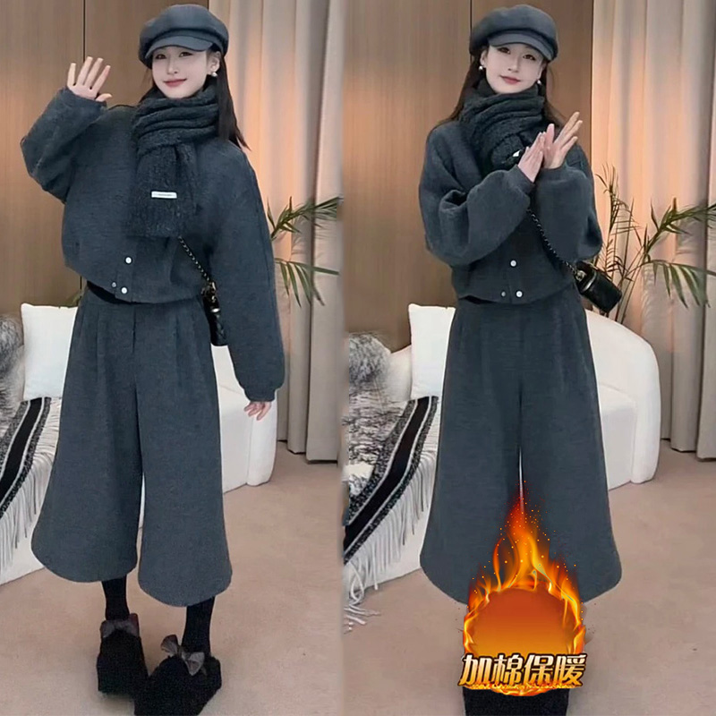 时尚套装女2025冬季新款