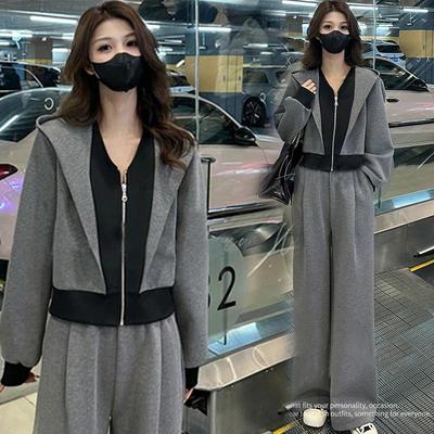 休闲运动套装女2025春秋新款