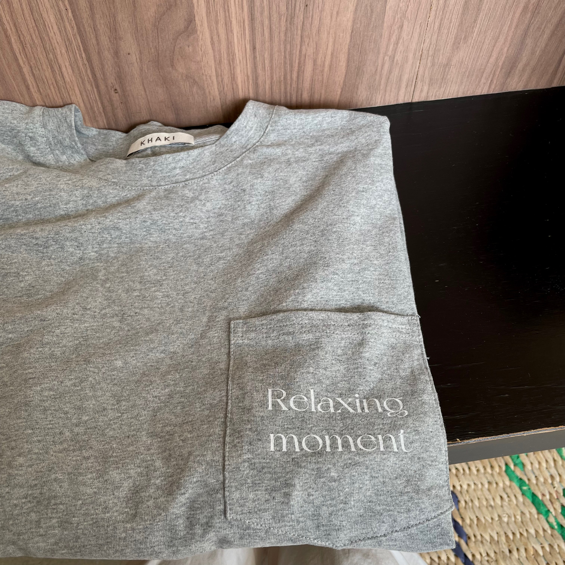 日系放轻松英文字母印花短袖T恤