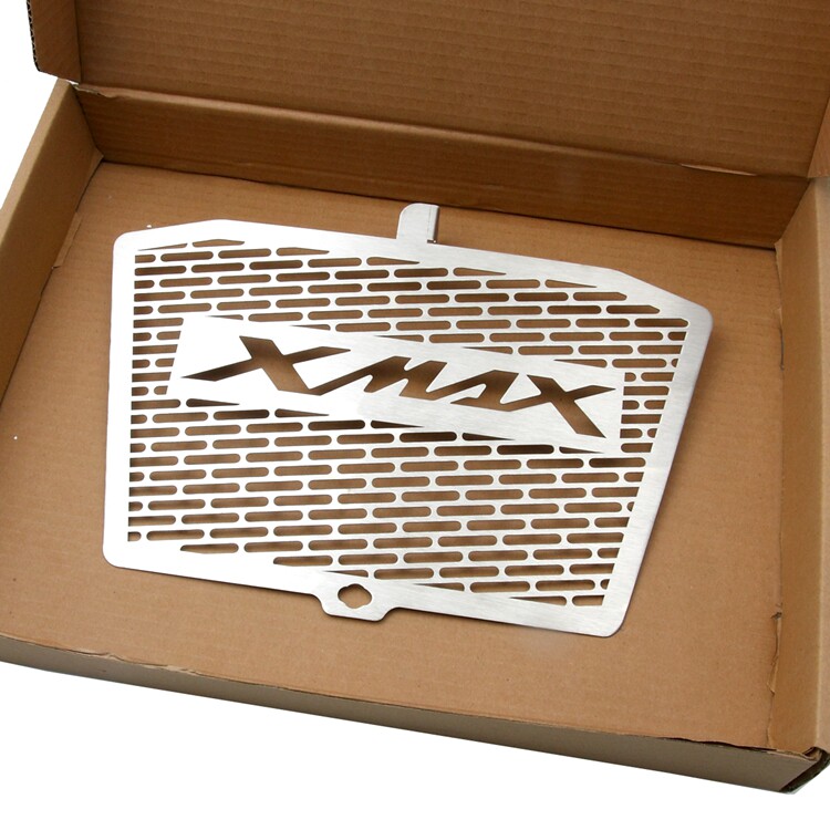 适用雅马哈XMAX250 XMAX300 改装水箱网防护罩散热器防砂石保护网