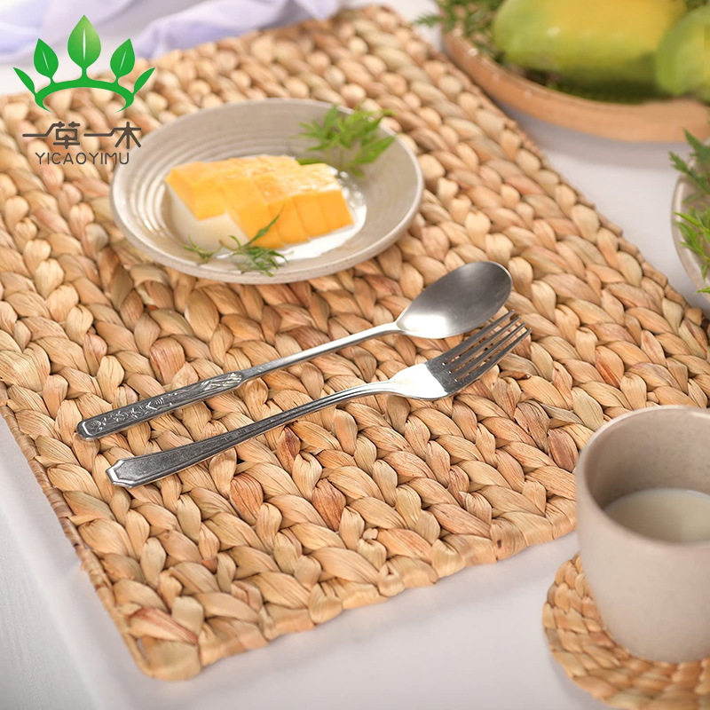 厂家直销手工葫芦草餐垫草编餐垫碗锅盘隔热餐垫西餐垫餐桌垫,餐饮具,餐垫,淘宝优惠券,粉丝福利购,淘宝优惠卷