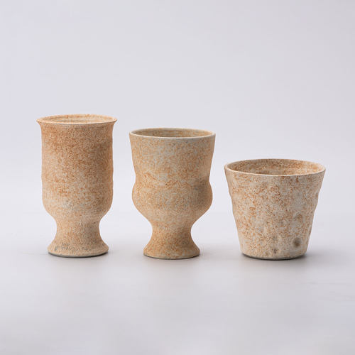 桌面文艺复古陶瓷小花瓶花插花器工位绿植花盆摆件苔藓球蝴蝶兰盆