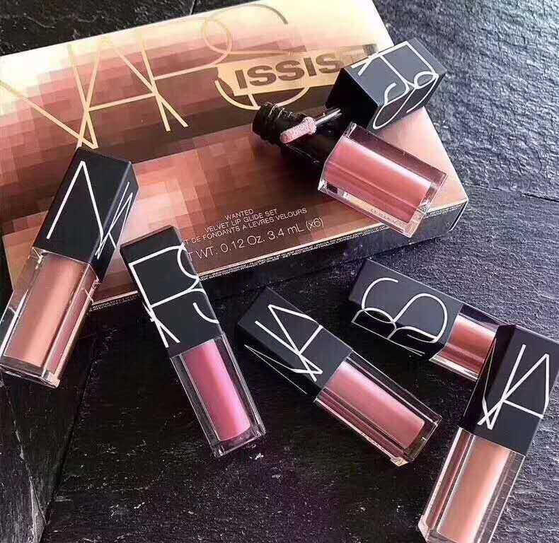 NARS mini唇釉口红中样唇釉套盒starwomen/america/阿拉贡6ml正装