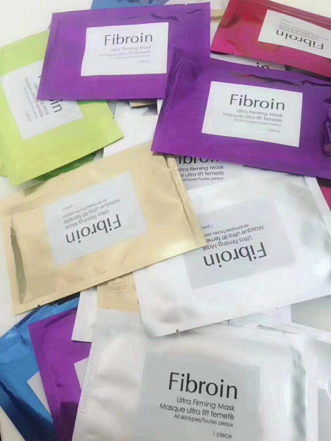 20片包邮单片泰国Fibroin小F薄蚕丝面膜提拉紧致收缩毛孔深度补水
