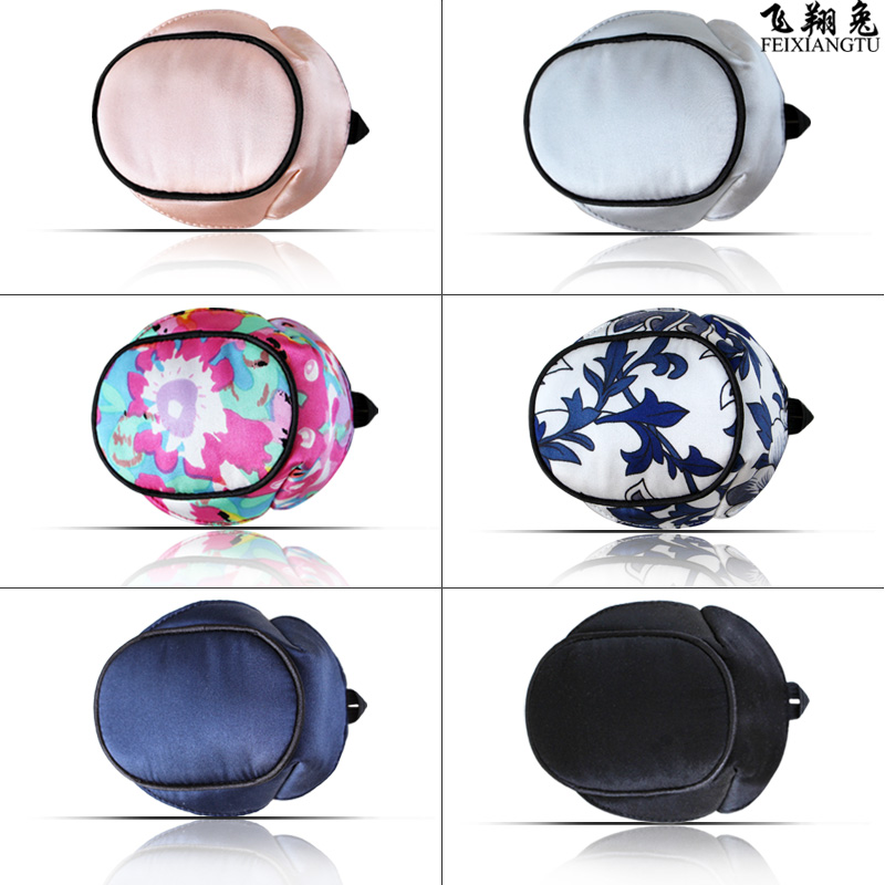 蚕丝单眼罩遮盖弱视斜视遮光术后