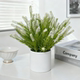 沁园春仿真尤加利绿植盆栽室内客厅家居桌面装 饰绿植盆景花艺摆件