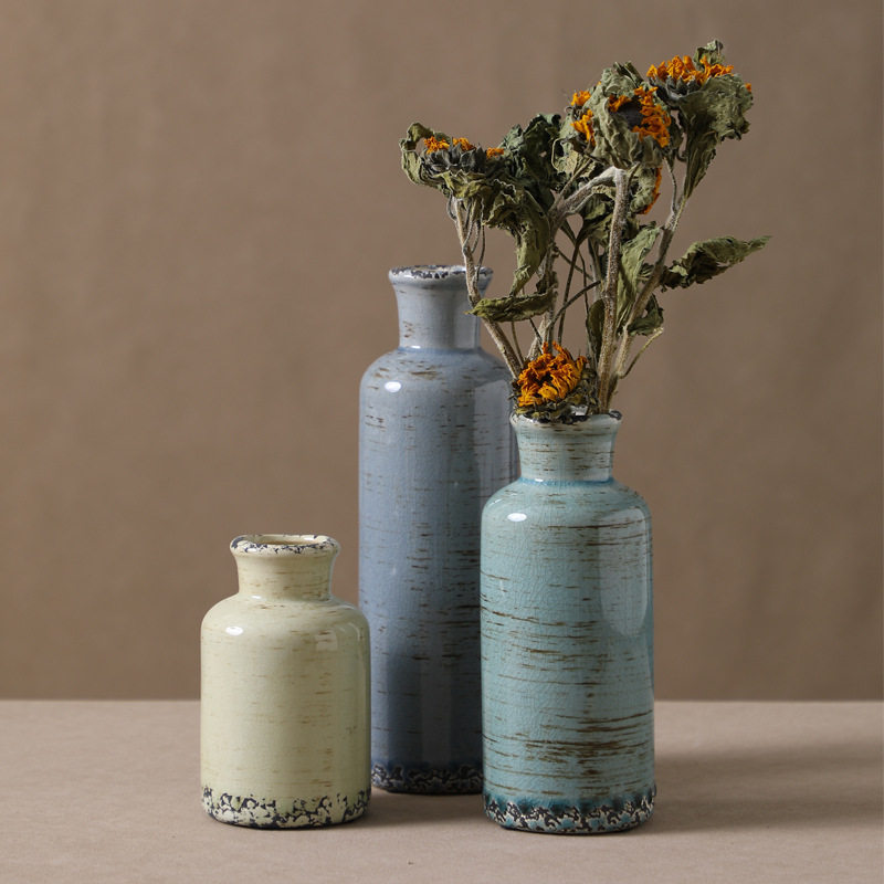 沁园春陶瓷莫兰迪花瓶三件套工艺摆件电视柜软装饰品白色陶瓷花瓶,家居饰品,花瓶,淘宝优惠券,粉丝福利购,淘宝优惠卷