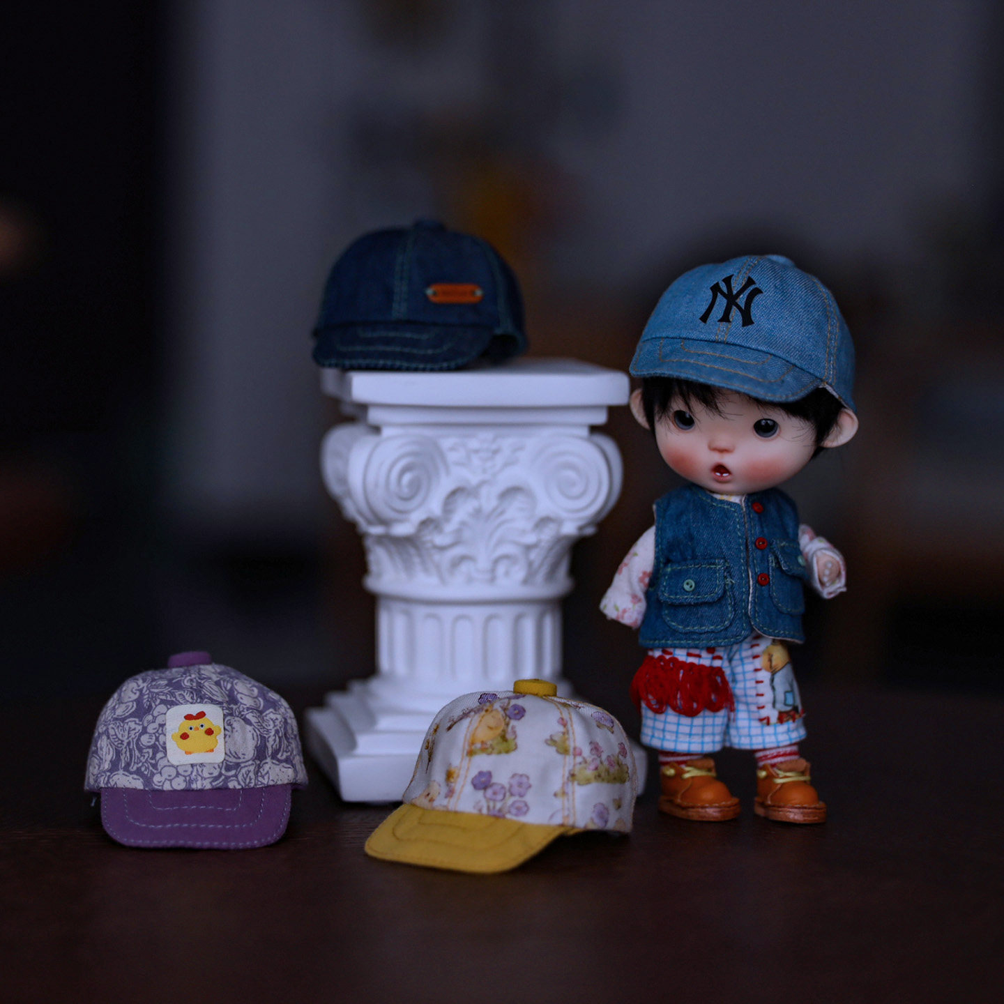 ob11棒球帽 8分可爱迷你运动帽子 鸭舌帽 布艺手工自制帽子,模玩/动漫/周边/娃圈三坑/桌游,BJD娃衣,淘宝优惠券,粉丝福利购,淘宝优惠卷