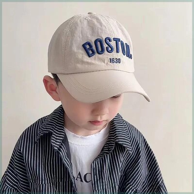 儿童帽子夏季薄款速干鸭舌帽男童