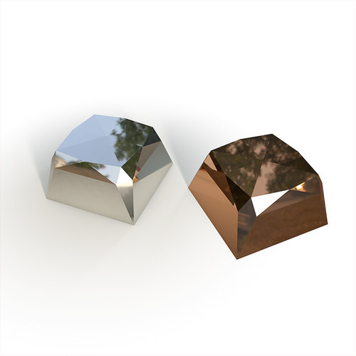 CuXiu金属个性键-公主方钻石键帽创意键帽R4