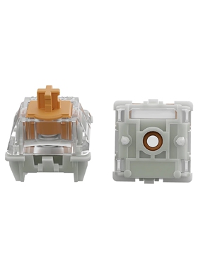 GATERON佳达隆双轨磁橙轴手感顺滑电磁触发机械键盘开关wooting