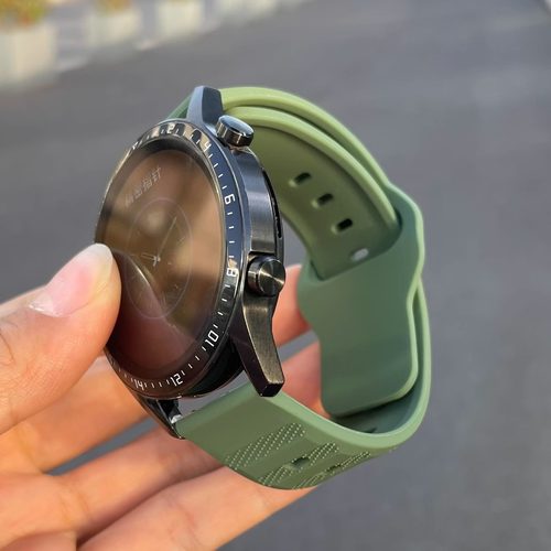 适用华为手表GT5/4/3表带watch4pro液态硅胶手表带GT Cyber运动