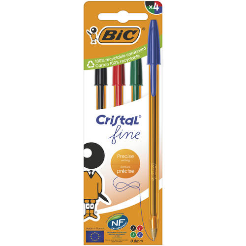 BIC比克CristalFine0.8mm圆珠笔